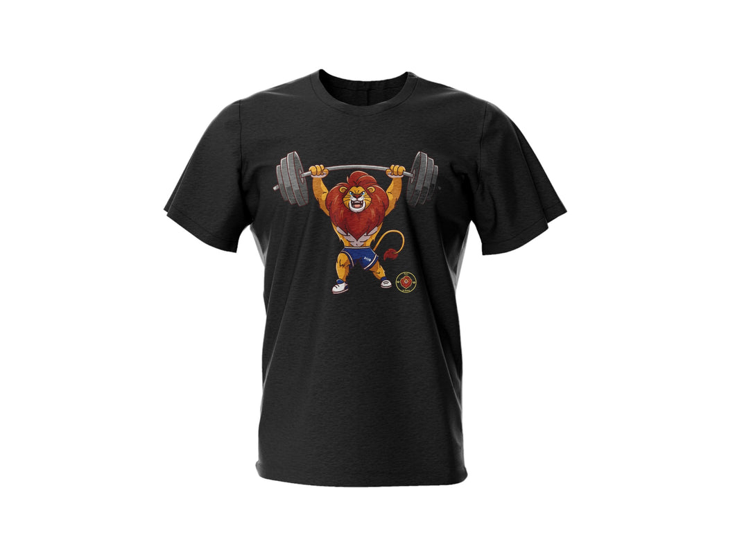 Cats in Sport Adult T Shirt Work Out Top For Cat Lovers To Wear While Keeping Fit.